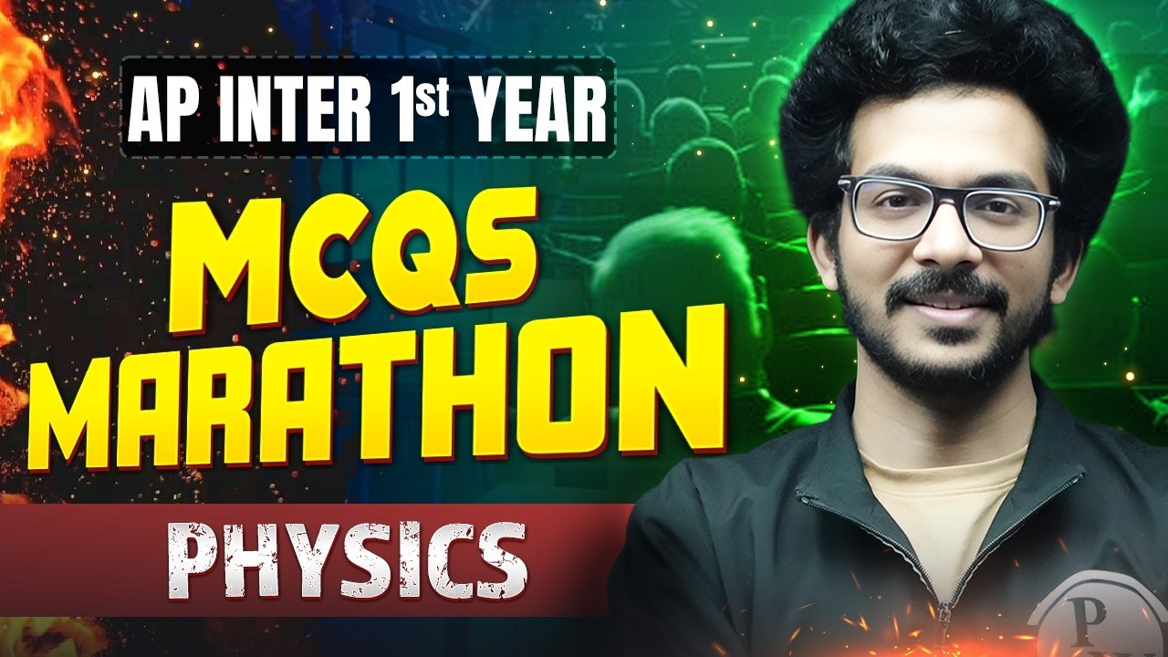 Physics MCQs Marathon 🔥 | Most Expected Questions | AP Inter 1st Year | IPE 2026