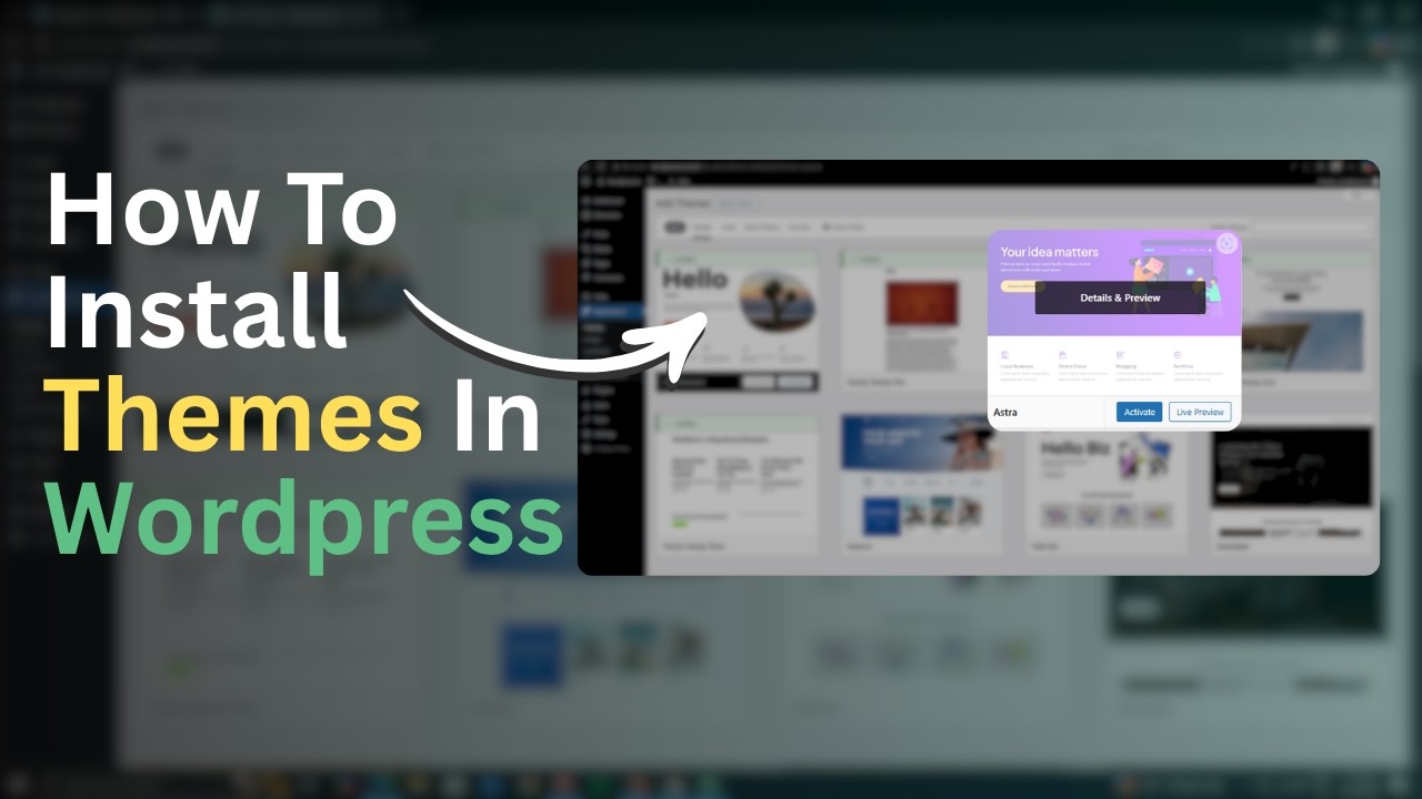 How To Install Wordpress Themes (Beginners Guide) | Wordpress ...