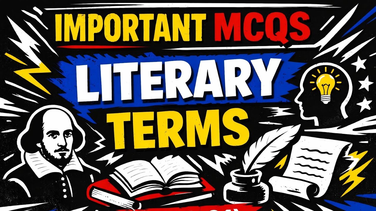 ВАЖНЫЕ ВОПРОСЫ С МНОЖЕСТВЕННЫМ ВЫБОРОМ (ЛИТЕРАТУРНЫЕ ТЕРМИНЫ, ЧАСТЬ 1)