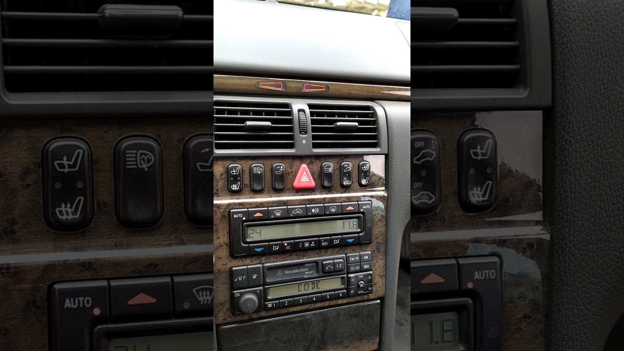 W210 E55 отсекает стартер и не заводится. - YouTube