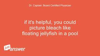 Does household bleach evaporate or become harmless if left