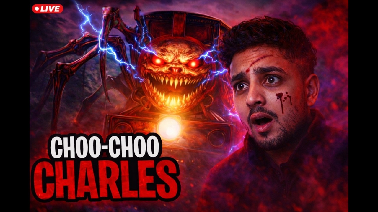 🔴I Faced…Choo Choo Charles LIVE 😱#horrorgaming #shorts #livestream