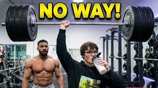 CRAZY NERD drinks ANATOLY's POWDER & proving BODYBUILDERS Wrong for 13 min straight... Gym Prank