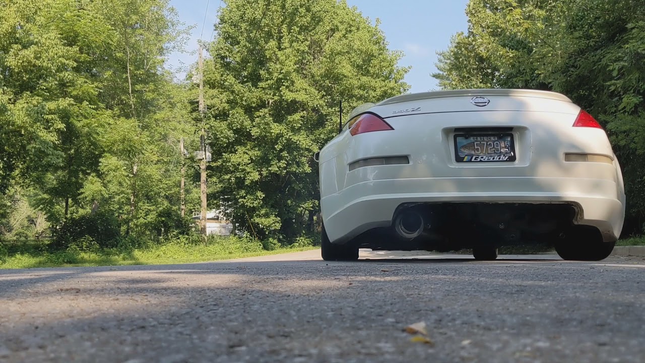 350Z ART Pipes, Circuit Werks YPipe, Z1 Muffler Rev Sound YouTube