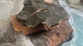 Biggest Roasted Multani Mitti Chunk Breaking Into Small Layers By Asmr Crunch Video