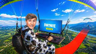 Ich habe 1.000m über dem Boden gezockt... 🪂