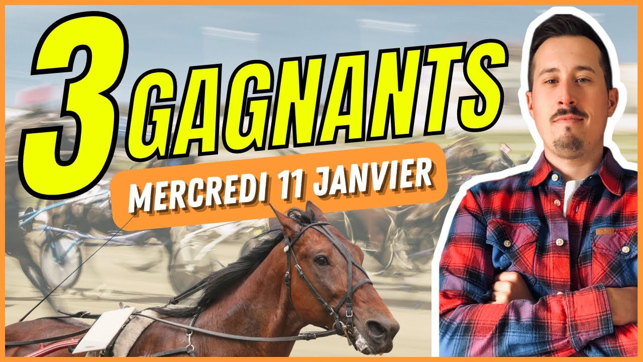 3 Chevaux Rouges 100% PRONOSTIC – Les 3 CHEVAUX du Jour |Mercredi 11 Janvier ...