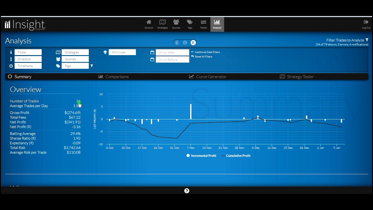 Insight Trading Journal - How to Use Custom Tags