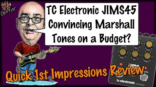 TC Electronic JIMS45 Pedal - 1st Impressions - YouTube