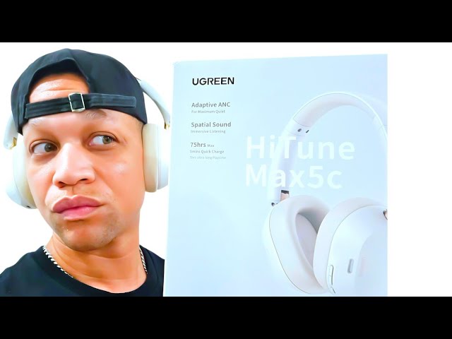 Outline Video UGREEN HiTune MAX5c Wireless Bluetooth 5.4 Headphones review $34