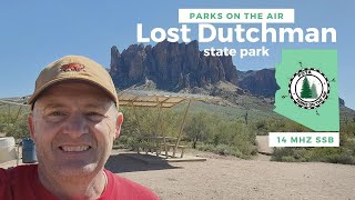 SSB QSOs on 18 MHz - Parks on the Air Activation - Lost Dutchman