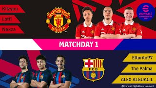 Efootball Championship Pro Manchester United V Barcelona Live Sat 1200 Gmt 1300 Cet