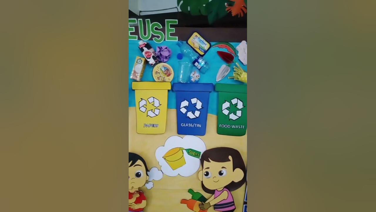 Board On Reduce,Reuse,Recycle|Paper Craft|Beautiful &Unique |Like &Subscribe