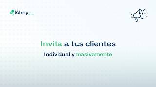 Invita a tus clientes