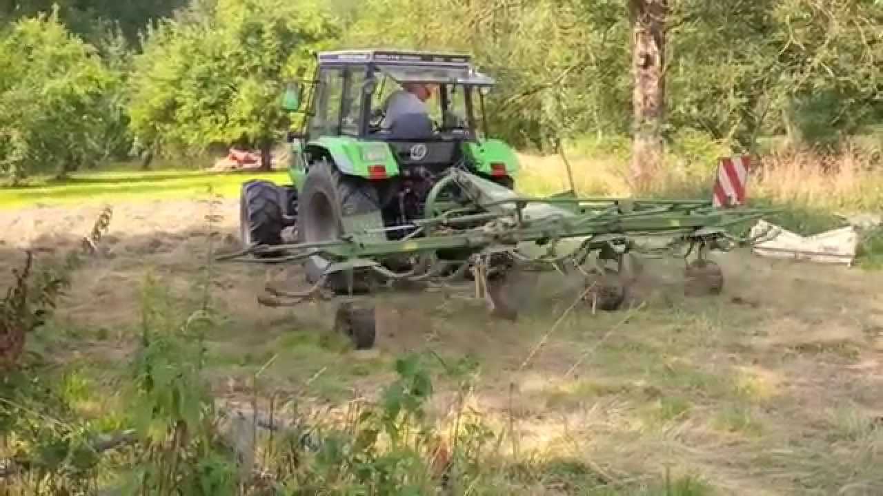 Deutz DX 3.60 mit Krone Kreiselwender