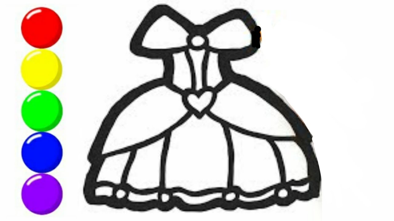 How to draw a Princess Dress easy | Drawing and Painting For Kids | CK ARTS How to draw a Princess Dress easy | Drawing and Painting For Kids | CK ARTS