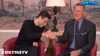 Bond Co-Stars Daniel Craig \& Rami Malek Kiss and Tell, Plus: Would Craig Return as 007?