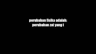 Praktikum perubahan fisika dan kimia ...