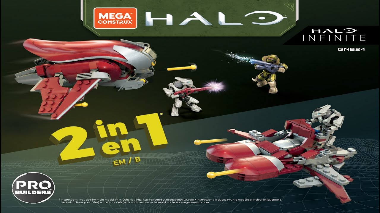 Mega Construx Instructions | Halo | GNB24 | Banshee Breakout (Book 1)