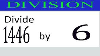 Divide     1446      by     6