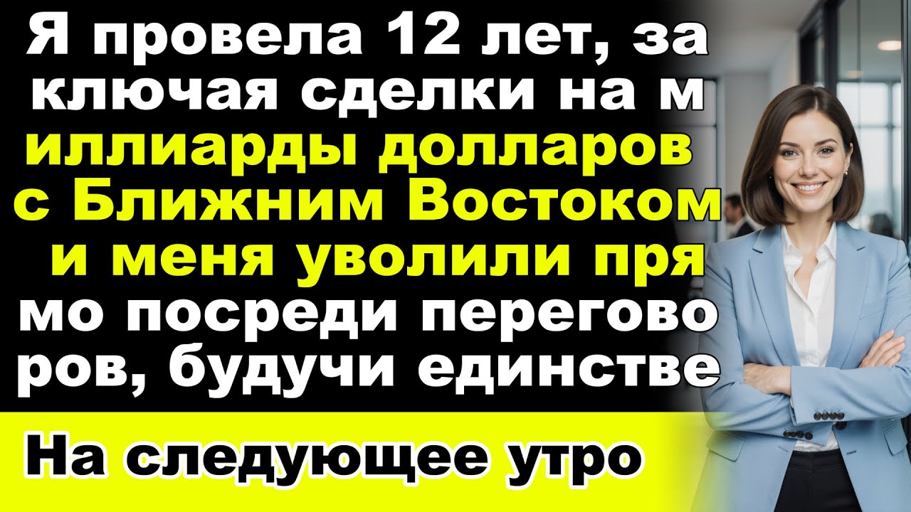 Единственного ассистента режиссёра, говорившего по-арабски, уволили посреди сделкиа на следующий