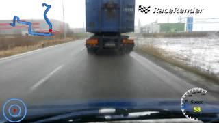 Test Race chrono & Race Render 2 & Samsung S3 & Peugeot 106 Rallye