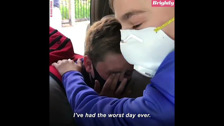 BRB crying after watching this boy's emotional rea...