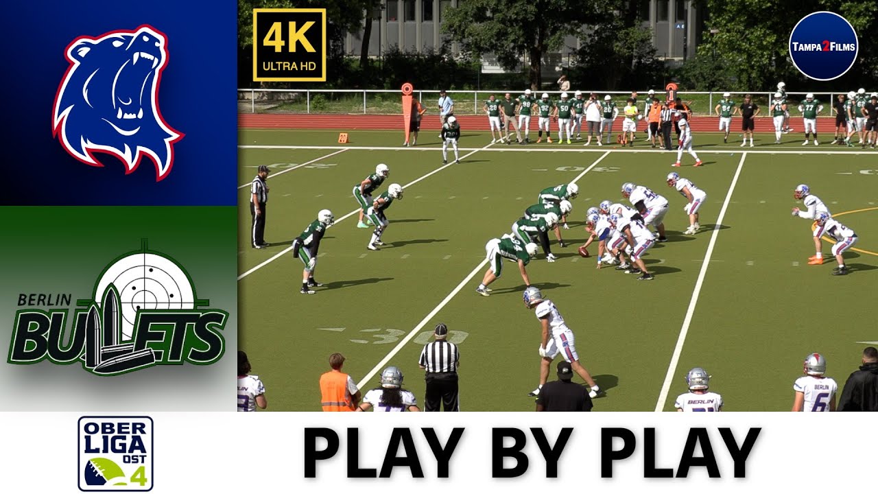 Berlin Bears vs. Berlin Bullets | Oberliga Ost | 2024 [4K UHD]