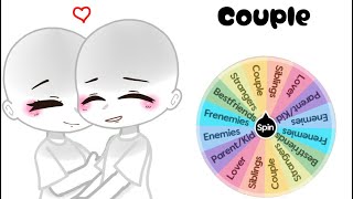 Making OC’s with a Wheel Challenge || Couple Edition || Gacha Club || Trend screenshot 2