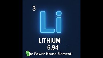 Lithium; The Powerhouse Element!