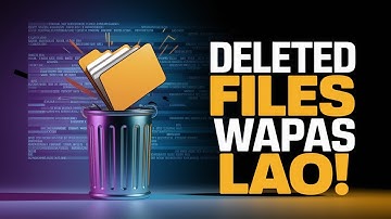 🗑️ How to Recover Deleted Files on Windows | 100% Free & Easy Method (2025) 🔥