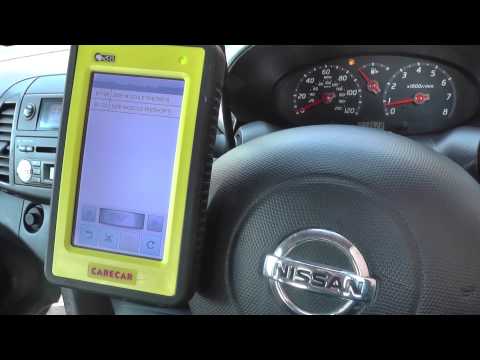 Nissan Micra Airbag Fault Code & Warning Light Reset B1129 CareCar C68