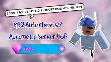 Roblox Mining Simulator 2 Auto Chest w/ Automatic Server HOP (100% Pastebin: No Key Needed)