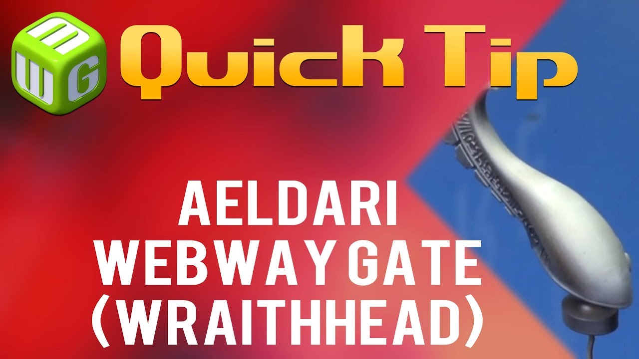 Quick Tip: Aeldari Webway Gate (wraithhead)