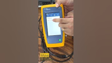 Demo xác định vị trí dây trong hệ thống mạng với Link IQ #flukenetworks #unitek #linkiq