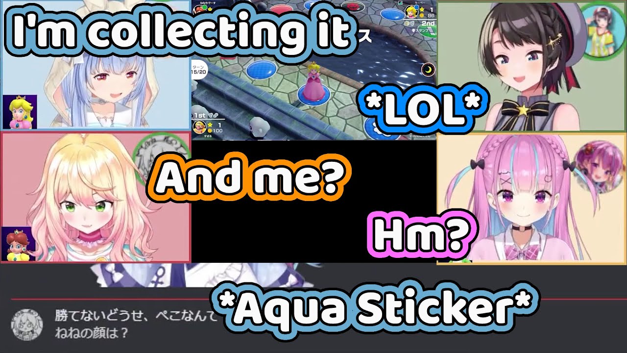 Nene is Jealous of AquPeko Teetee 【Hololive】