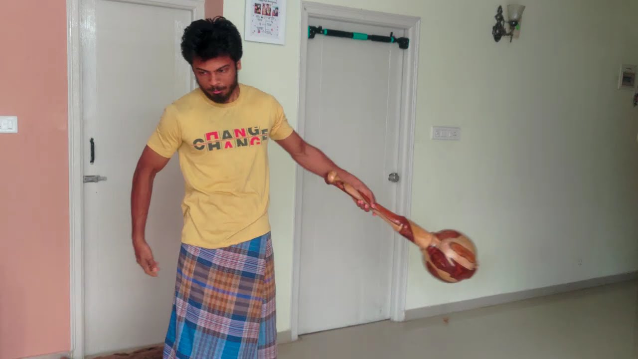 Dynamic Gada/Mace/Clubbell Exercises For Balance, Strength, Flexibility And Endurance