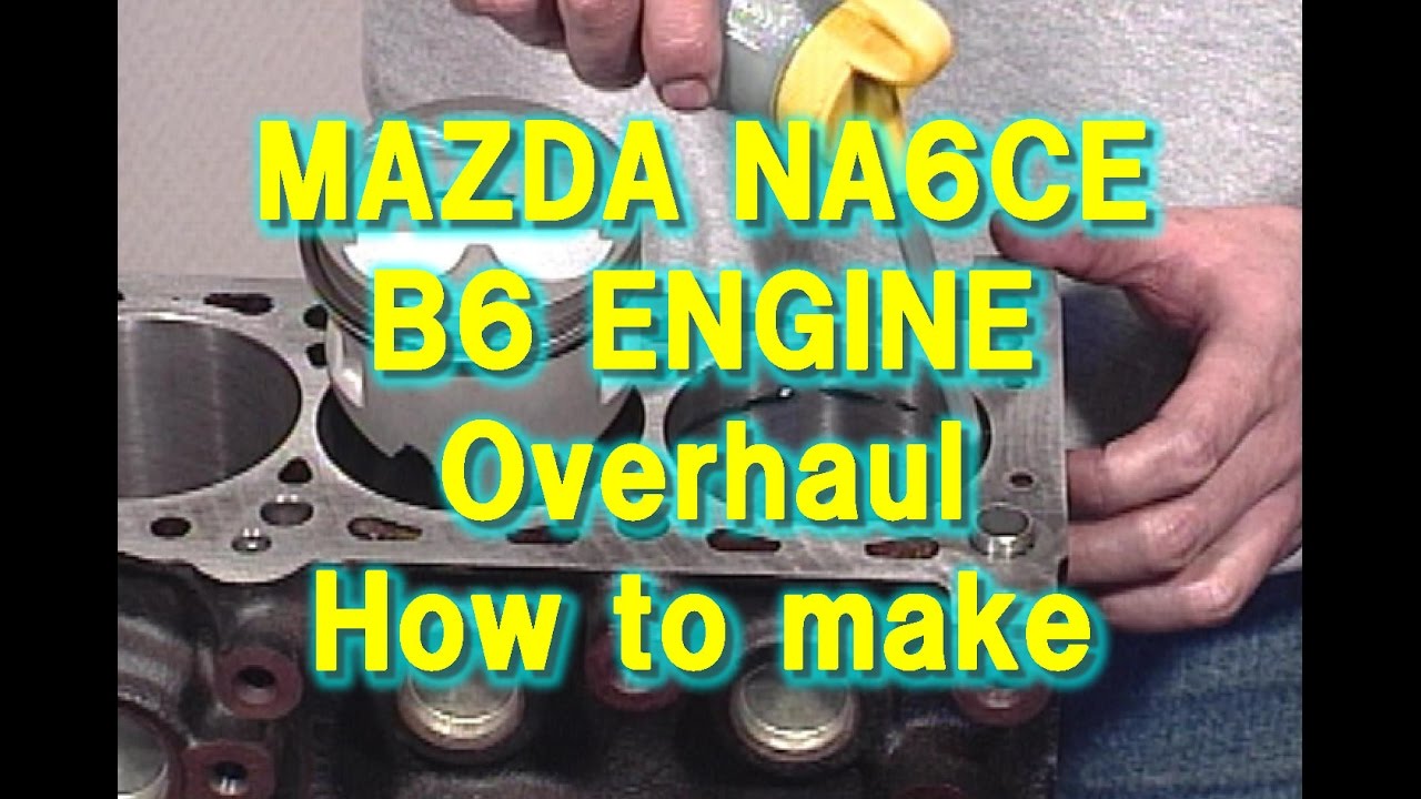 【MAZDA】ユーノス･ロードスター エンジンオーバーホール/ MX-5 Engine assembling. Forwarding.お試し動画Vol.010.