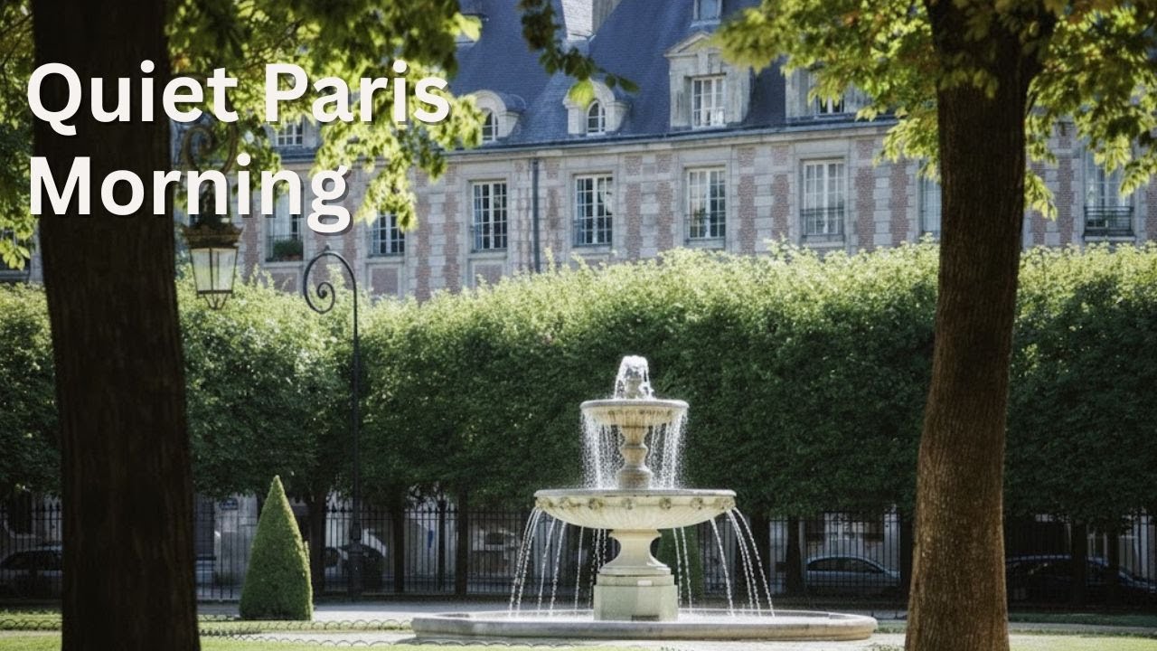 Тихое утро в Париже — Площадь Вогезов
