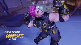 Zarya play of the game (Lijiang Tower Night Market)