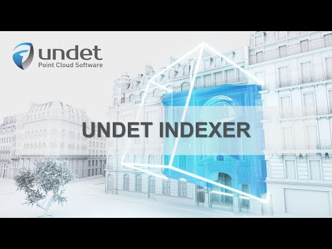 Undet Indexer | tutorial on how to create UNDET project by importing point cloud files