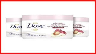 Dove Whipped Body Cream Dry Skin Moisturizer Pomegranate and Shea Butter Nourishes Skin Deeply