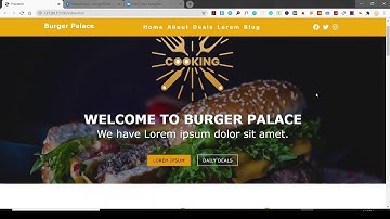 Food Website using HTML ,CSS ,JavaScript | Food Website Design | Responsive Restaurant Web design