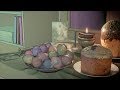3D artist's Easter - Timelapse