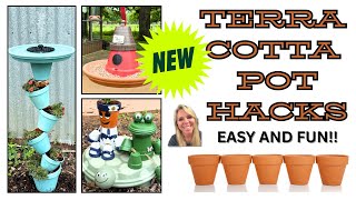 EASY DIY POT PROJECTS FOR YOUR PATIO OR GARDEN MAKEOVER!!