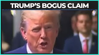 Trump's BOGUS Claim About New York City