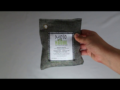 Vídeo: Como você usa a bolsa purificadora de ar Moso Natural?