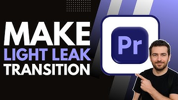 🎬Learn How To Make Light Leak Transition from Premier Pro🔥