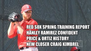 Red Sox Spring Training Report: Price-Ortiz history, new closer Kimbrel