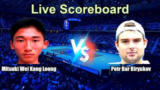 Mitsuki Wei Kang Leong vs Petr Bar Biryukov Live Score